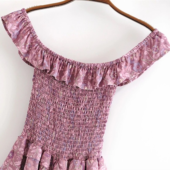 LAST ONE floral ruffle dress - Picture 5 of 14